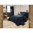 Housse de couette 200 x 200 cm en double gaze de coton – Bleu marine, image n° 2