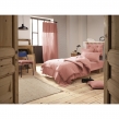Housse de couette en double gaze de coton – 140 x 200 cm – Gaïa Rose Pêche, image n° 3