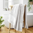 Drap de Bain 90 x 150 cm – Coton Épais 600 g/m² – Éponge Unie – Garance Blanc, image n° 1