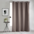 Rideau Occultant Grande Hauteur 135 x 280 cm &ndash; Uni Taupe Noisette &ndash; &Agrave; &OElig;illets, image n° 5