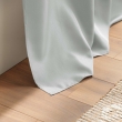 Rideau à œillets petite hauteur 140 x 180 cm – polyester uni essentiel – Gris, image n° 4