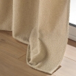Rideau &agrave; &OElig;illets 140 x 240 cm &ndash; Bouclette Unie &ndash; Wooly Beige, image n° 4