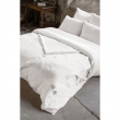 Housse de couette 2 personnes 240x220 cm – Double gaze de coton Luxe – Blanc – Gaïa, image n° 4