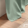 Rideau &agrave; passants &ndash; 140 x 260 cm &ndash; Polyester uni Essentiel Sauge, image n° 4