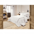 Housse de couette 2 personnes 240x220 cm – Double gaze de coton Luxe – Blanc – Gaïa, image n° 5
