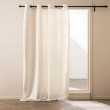 Rideau à œillets 140 x 260 cm – Bouclette unie WINONA – Coloris Naturel, image n° 1
