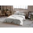 Housse de couette 260 x 240 cm – Double gaze de coton – Collection Gaïa – Coloris Gris Perle, image n° 3