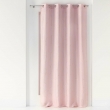 Rideau &agrave; &oelig;illets 140 x 260 cm &ndash; Polyester imprim&eacute; m&eacute;tallis&eacute; Domea Rose/Or, image n° 1