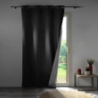 Rideau Thermique 140 x 260 cm &ndash; 100 % Occultant / Jacquard &ndash; Darko Anthracite, image n° 6