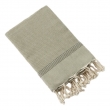Fouta avec Franges 100 x 200 cm – 100% Coton Tissé Teint Ulysse Nenuphar, image n° 1