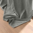 Rideau &agrave; &OElig;illets 135 x 260 cm &ndash; Velours Uni &ndash; Novana Anthracite, image n° 4