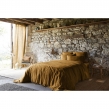 Drap Housse en Lin Lavé 180 x 200 cm – Soline Caramel, image n° 3