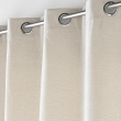 Rideau &agrave; &oelig;illets 140 x 260 cm &ndash; Velours &agrave; relief Verra Beige, image n° 3