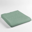 Drap plat 1 personne &ndash; 180 x 290 cm &ndash; coton 57 fils Lina Sauge &ndash; finition point bourdon, image n° 5