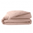 Housse de couette 2 personnes 260 x 240 cm – Percale de coton 78 fils – Nude, image n° 3
