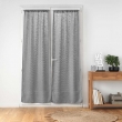 Paire de Panneaux Droits Passe-Tringle 2 x 70 x 200 cm – Effet Lin Tissé Haltona Gris, image n° 3