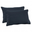 Lot de 2 Taies d’Oreiller en Double Gaze de Coton – 50 x 70 cm – Bleu foncé, image n° 1