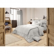 Housse de couette 260 x 240 cm – Double gaze de coton – Collection Gaïa – Coloris Gris Perle, image n° 4