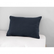 Taie d'oreiller en double gaze de coton – 50 x 70 cm – Bleu foncé, image n° 1