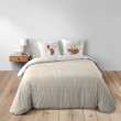 Housse de couette réversible NATACHA – 240x220 cm + 2 taies – Coton doux 42 fils, image n° 6