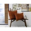 Taie d’oreiller 63 x 63 cm – Flanelle chaude – Collection Candice – Coloris Tomette, image n° 2