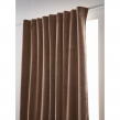 Rideau occultant 140 x 260 cm &ndash; Galon fronceur couture invisible &ndash; Blackout & Polaire &ndash; BJORN Camel, image n° 4
