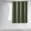 Rideau occultant à œillets 140 x 180 cm – Uni Kaki – Petite hauteur –, image n° 1