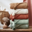 Poncho Enfant Mixte 6/10 Ans en Gaze de Coton – Coloris Terracotta, image n° 2