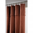 Rideau Ajustable Sixtine &ndash; 140 x 270 cm &ndash; Coton Flamm&eacute; &ndash; Terracotta, image n° 4