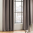 Rideau Occultant Grande Hauteur 135 x 280 cm &ndash; Uni Taupe Noisette &ndash; &Agrave; &OElig;illets, image n° 7
