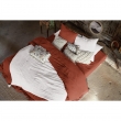 Housse de couette 2 personnes 240x220 cm – Double gaze de coton Luxe – Terracotta – Gaïa, image n° 4