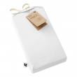 Drap housse 160 x 200 cm en satin de bambou &ndash; Salom&eacute; Blanc &ndash; Bonnet 30 cm, image n° 3