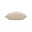 Coussin Déco 45x45 cm – Flanelle Relief Unie – Déhoussable – Beige, image n° 3