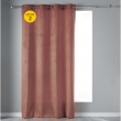 Lot de 2 Rideaux Tamisants &agrave; &OElig;illets 140 x 240 cm &ndash; Velours Doux &ndash; Velvetine Rose, image n° 1