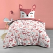 Housse de couette enfant réversible 140x200 cm – 100% coton – Motif faon BICHETTE – 42 fils, image n° 2