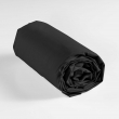 Pack Parure de couette 240 x 220 cm – Coton 42 fils – SANTANA + Drap Housse 140x190 cm Noir, image n° 7