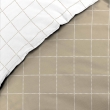 Housse de couette r&eacute;versible 140 x 200 &ndash; Coton imprim&eacute; CADRIA | Motif carreaux, image n° 5