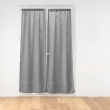 Paire de voilages passe-tringle 2 x 70 x 240 cm &ndash; Effet lin tiss&eacute; HALTONA &ndash; Gris, image n° 4