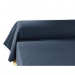 Taie de Traversin 85 x 185 cm – Flanelle Chaude – Candice Bleu Foncé, image n° 1