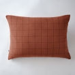 Taie d&rsquo;oreiller 50 x 70 cm &ndash; Double gaze de coton tiss&eacute;e-teinte GA&Iuml;A MATCH &ndash; Terracotta, image n° 1