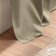 Rideau grande hauteur &agrave; &oelig;illets 140 x 280 cm &ndash; Polyester uni Essentiel Beige, image n° 4
