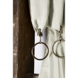 Lot de 2 Rideaux Gaze de Coton Vert d'Eau 140x300 cm Ajustables &ndash; 8 Anneaux Pinces Inclus &ndash; Rideaux Tamisants Haut de Gamme, image n° 6
