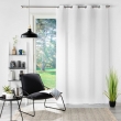 Voilage à œillets petite hauteur 140 x 180 cm – Voile tissé Soane Blanc, image n° 4