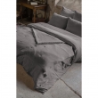 Housse de couette 260 x 240 cm – Double gaze de coton – Collection Gaïa – Coloris Anthracite, image n° 3