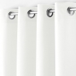 Lot de 4 Rideaux &agrave; Oeillets 140 x 260 cm &ndash; Polyester Uni Essentiel &ndash; Blanc, image n° 3