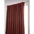 Rideau occultant 140 x 260 cm &ndash; Galon fronceur couture invisible &ndash; Blackout & Polaire &ndash; BJORN Terracotta, image n° 4