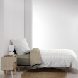 Housse de couette r&eacute;versible 140 x 200 &ndash; Coton imprim&eacute; CADRIA | Motif carreaux, image n° 6