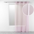 Voilage à Œillets Grande Hauteur 140 x 280 cm – Étamine Crash Telma Rose, image n° 2