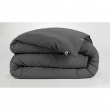Housse de Couette Chaude 140 x 200 cm – Flanelle 100 % Coton – Candice Anthracite, image n° 4