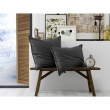 Taie d’Oreiller 50 x 70 cm – Flanelle Chaude – Candice Anthracite, image n° 2